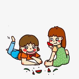 网红吃瓜漫画图片大全大图,趣味横生的视觉盛宴