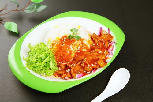 网红吃角瓜拌饭图片大全